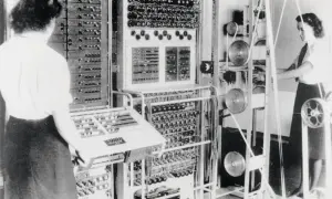 Kobiety pracujące przy ENIAC, jednym z pierwszych komputerów.