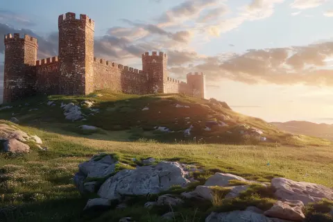 Kurzętnik - średniowieczny zamek krzyżacki i jego burzliwa historia