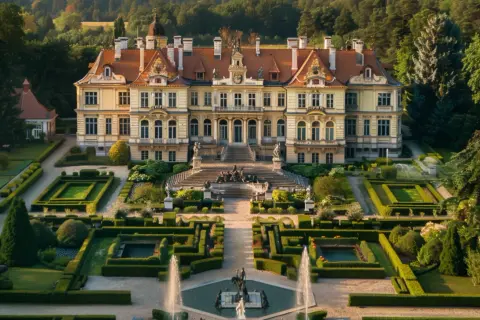 Zabytkowe pałace Wojnowa i okolic - przewodnik historyczny